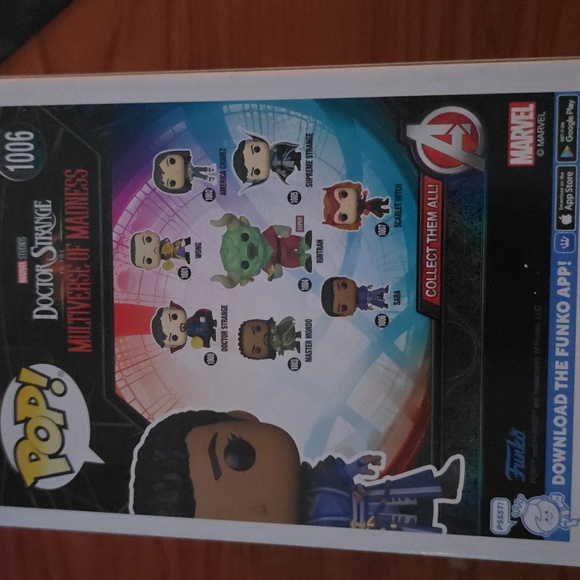 Funko Pop Sara Figure in Blue and Black - Picture 3 of 6